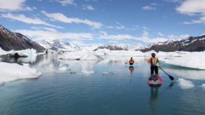 Stand Up Paddleboarding at Bear Glacier