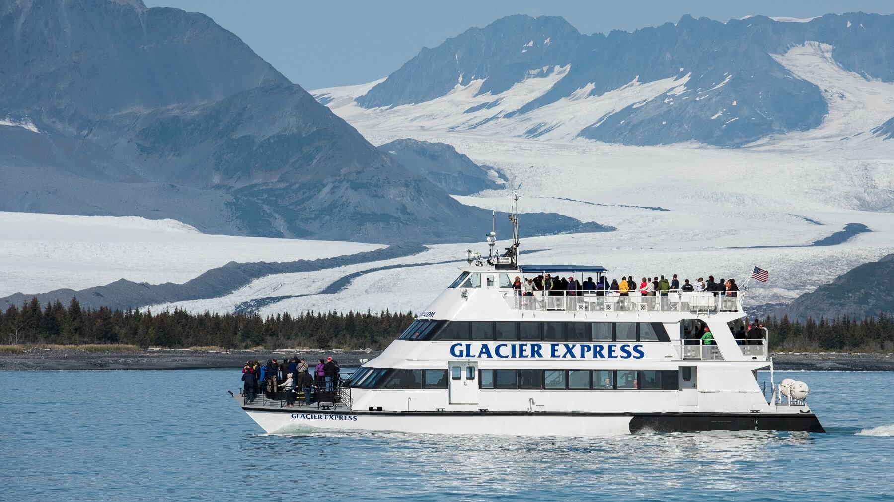 Glacier Express and Bear Glacier