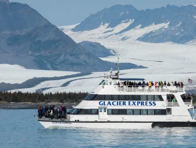Glacier Express and Bear Glacier